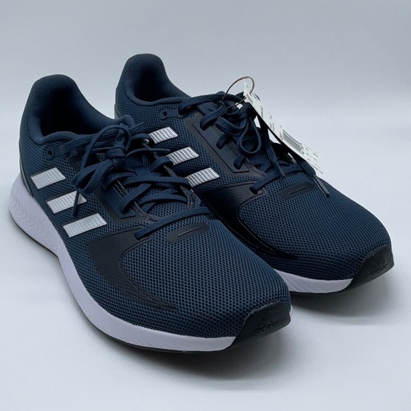 Blue Adidas Runfalcon Azul Adidas Shoes Adidas Run Falcon Sneaker